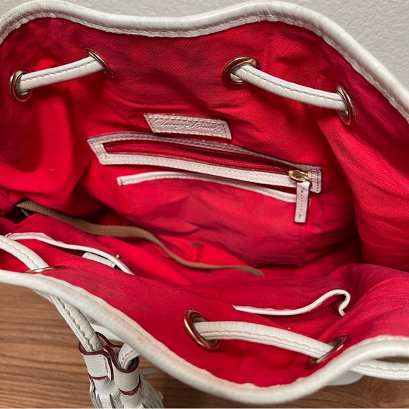 Dooney & Bourke DB Retro White Drawstring Bag - Picture 15 of 16